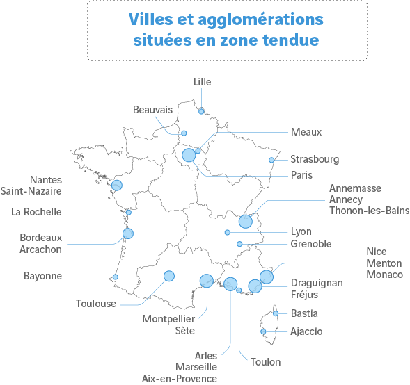 zones tendues location